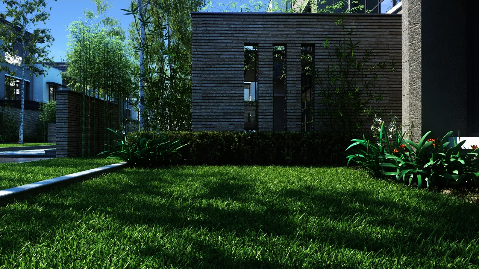 Landscape and amenity render